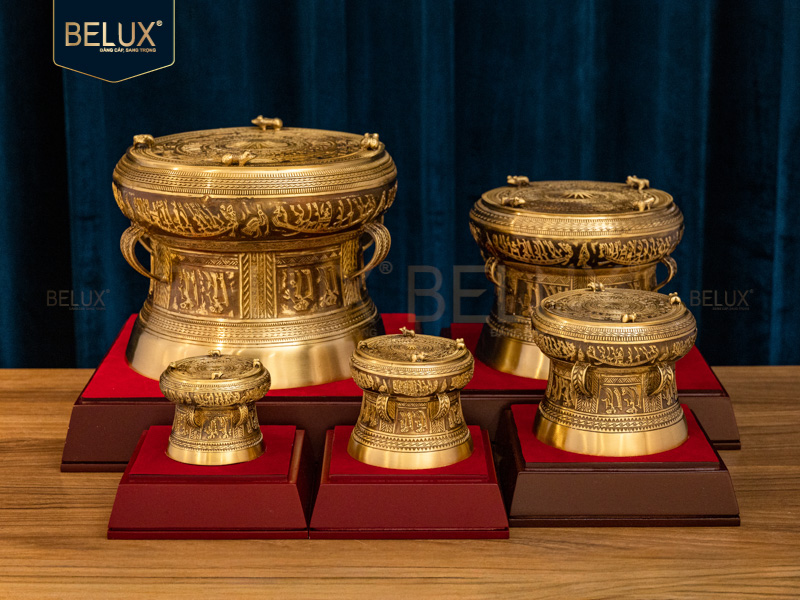 Quả Trống đồng lưu niệm các kích thước